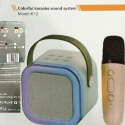 K-12: Karaoke Sound System with Microphone